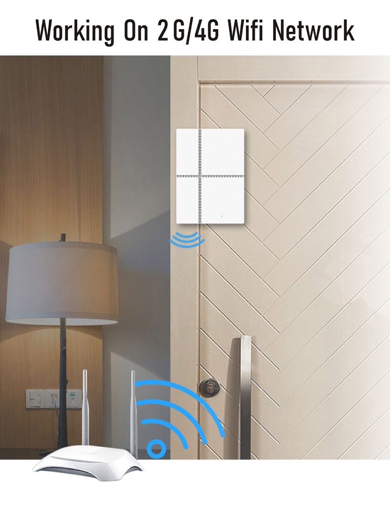 Home wifi door magnetic alarm graffiti version